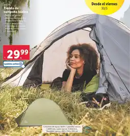Lidl CRIVIT Tienda de campaña básica oferta