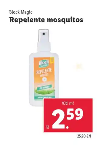 Lidl BLOCK MAGIC Repelente mosquitos oferta