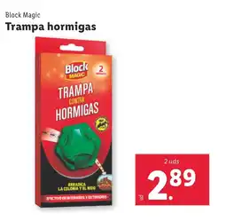 Lidl BLOCK MAGIC Trampa hormigas oferta