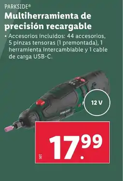 Lidl PARKSIDE Multiherramienta de precisión recargable oferta