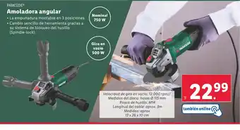 Lidl PARKSIDE Amoladora angular oferta