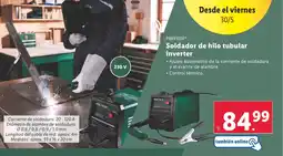 Lidl PARKSIDE Soldador de hilo tubular inverter oferta
