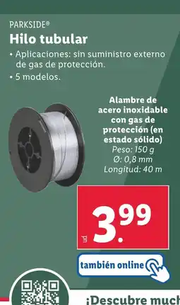 Lidl PARKSIDE Hilo tubular oferta