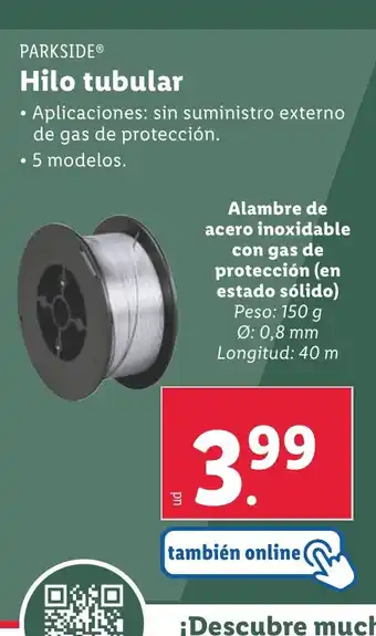 Lidl PARKSIDE Hilo tubular oferta