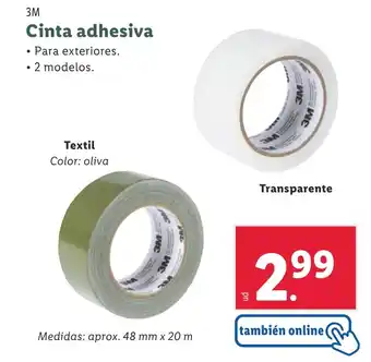 Lidl 3M Cinta adhesiva oferta