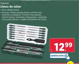 Lidl PARKSIDE Limas de taller oferta