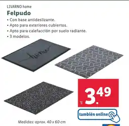 Lidl LIVARNO home Felpudo oferta