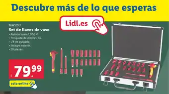 Lidl PARKSIDE Set de llaves de vaso oferta