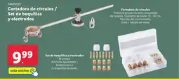 Lidl PARKSIDE Cortadora de círculos / Set de boquillas oferta