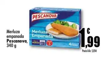 Unide Supermercados Pescanova, Merluza empanada 340g oferta