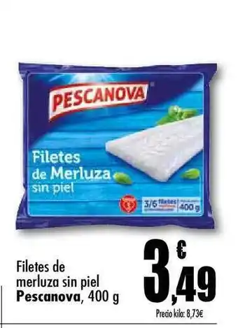 Unide Supermercados Pescanova Filetes de merluza sin piel 400g oferta