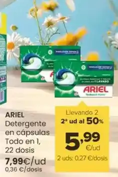 Autoservicios Familia Ariel - detergente en capsulas oferta