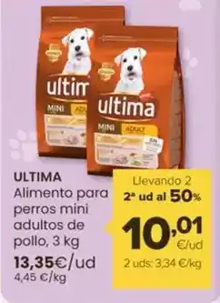 Autoservicios Familia Última - alimento para perros mini adultos de pollo oferta