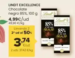 Autoservicios Familia Lindt excellence - chocolate negro 85% oferta