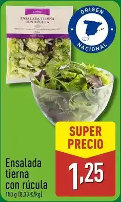 ALDI Ensalada tierna con rucola oferta