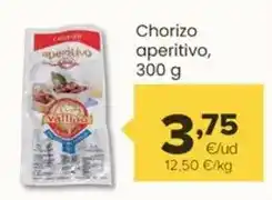 Autoservicios Familia Vallina - chorizo aperitivo oferta