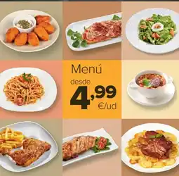 Autoservicios Familia Menu desde oferta