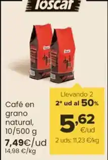 Autoservicios Familia Café en grano natural oferta