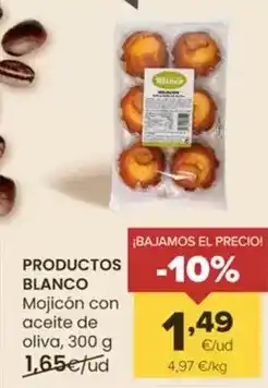 Autoservicios Familia Productos blanco/ mojicon con aceite de oliva oferta