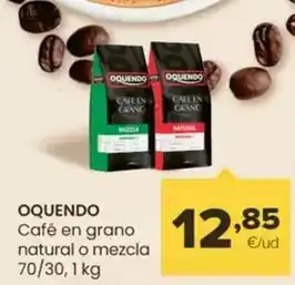Autoservicios Familia Oquendo - café en grano natural o mezcla oferta