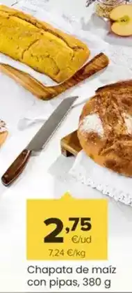 Autoservicios Familia Chapata de maíz con pipas oferta