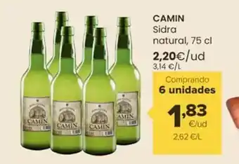 Autoservicios Familia Camin - sidra natural oferta