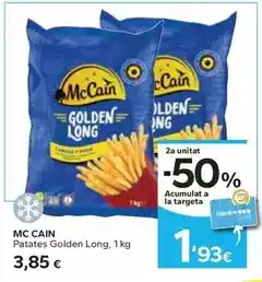 Caprabo Mccain - patates golden long oferta