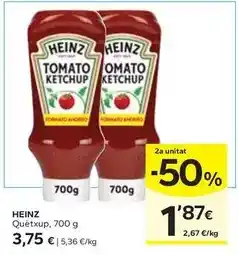 Caprabo Heinz - quètxup oferta