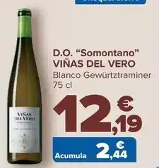 Carrefour Viñas del vero - d.o. “somontano'' oferta