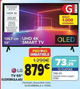 Carrefour Lg - tv 55 oled55b42laaeu oferta