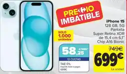 Carrefour Apple - iphone 15 oferta