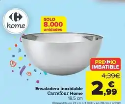 Carrefour Carrefour home - ensaladera inoxidable oferta