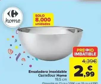 Carrefour Carrefour home - ensaladera inoxidable oferta