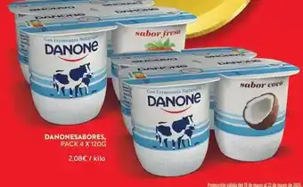HiperDino Danone - sabore pack 4x120g oferta