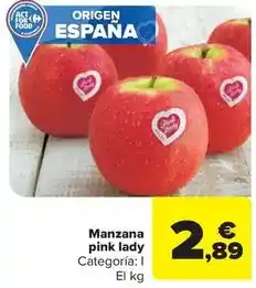 Carrefour Market Origen - manzana pink lady oferta