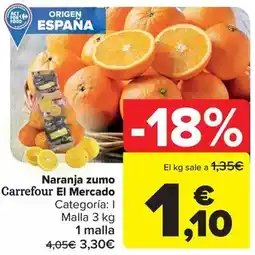Carrefour Market Carrefour - naranja zumo el mercado oferta