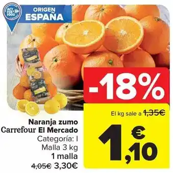 Carrefour Market Carrefour - naranja zumo el mercado oferta