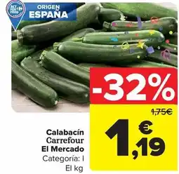 Carrefour Market Carrefour - calabacin el mercado oferta