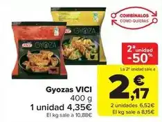 Carrefour Market Vici - gyozas oferta