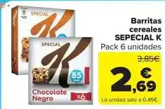 Carrefour Market Special - barritas cereales oferta