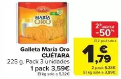 Carrefour Market Cuétara - galleta maría oro oferta