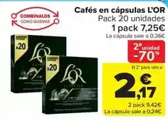 Carrefour Market L'or - cafés en cápsulas oferta