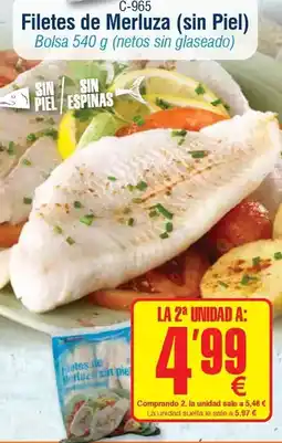 Abordo Filetes de merluza oferta