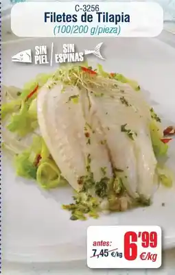 Abordo Filetes de tilapia oferta