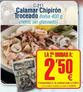 Abordo Calamar chipirón troceado oferta