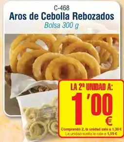 Abordo Aros de cebolla rebozados oferta