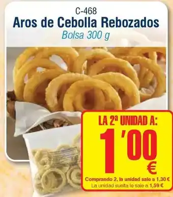 Abordo Aros de cebolla rebozados oferta