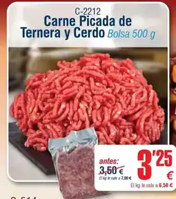Abordo Carne picada de ternera y cerdo oferta