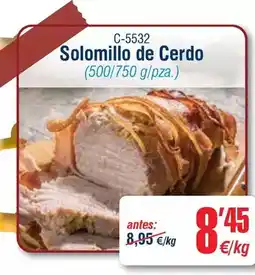 Abordo Solomillo de cerdo oferta