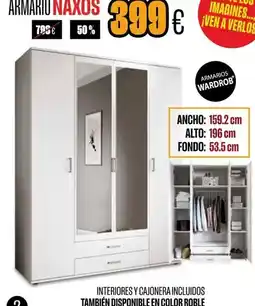 Hipo Gegant Armario naxos oferta